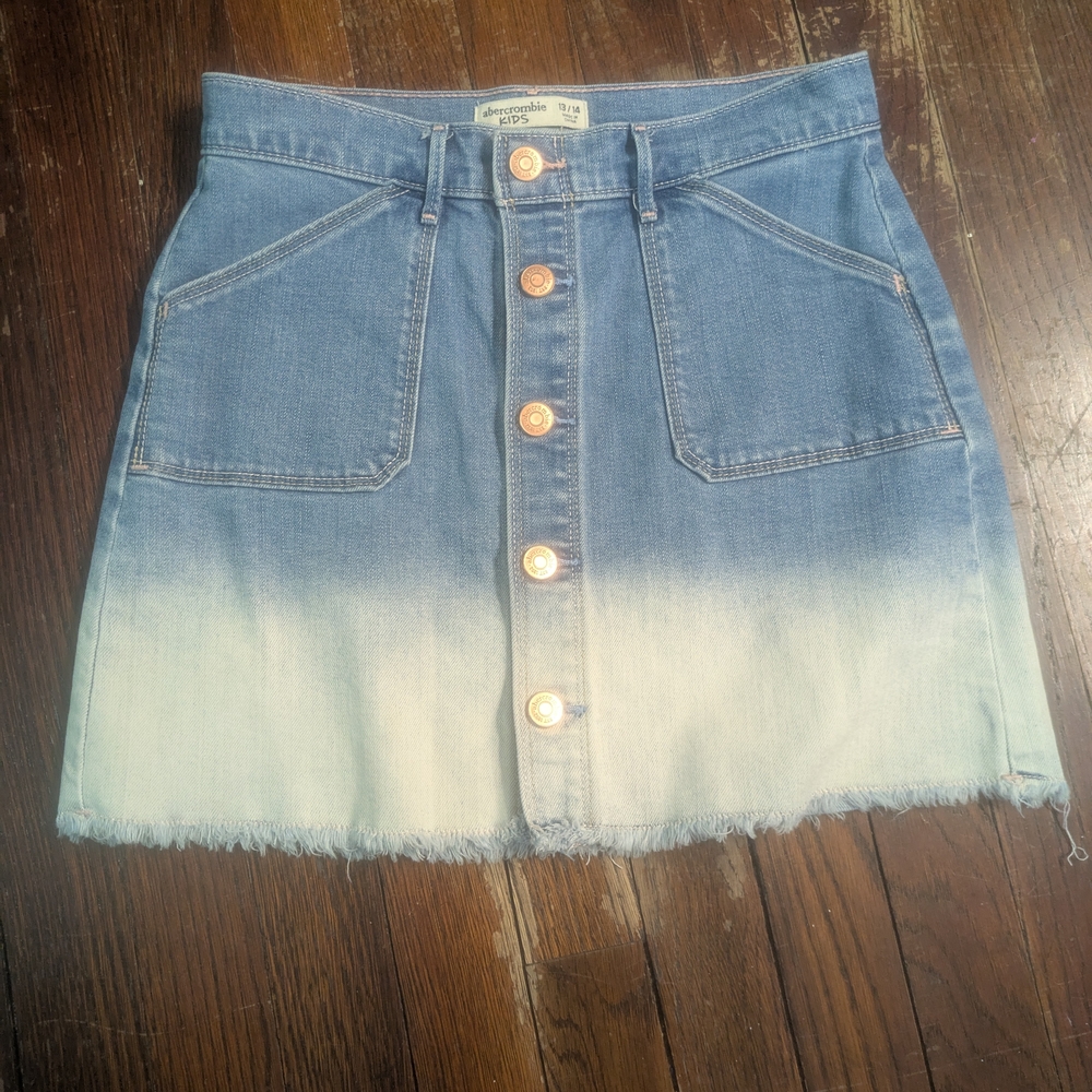 Abercrombie Kids Blue Gradient Mini Skirt